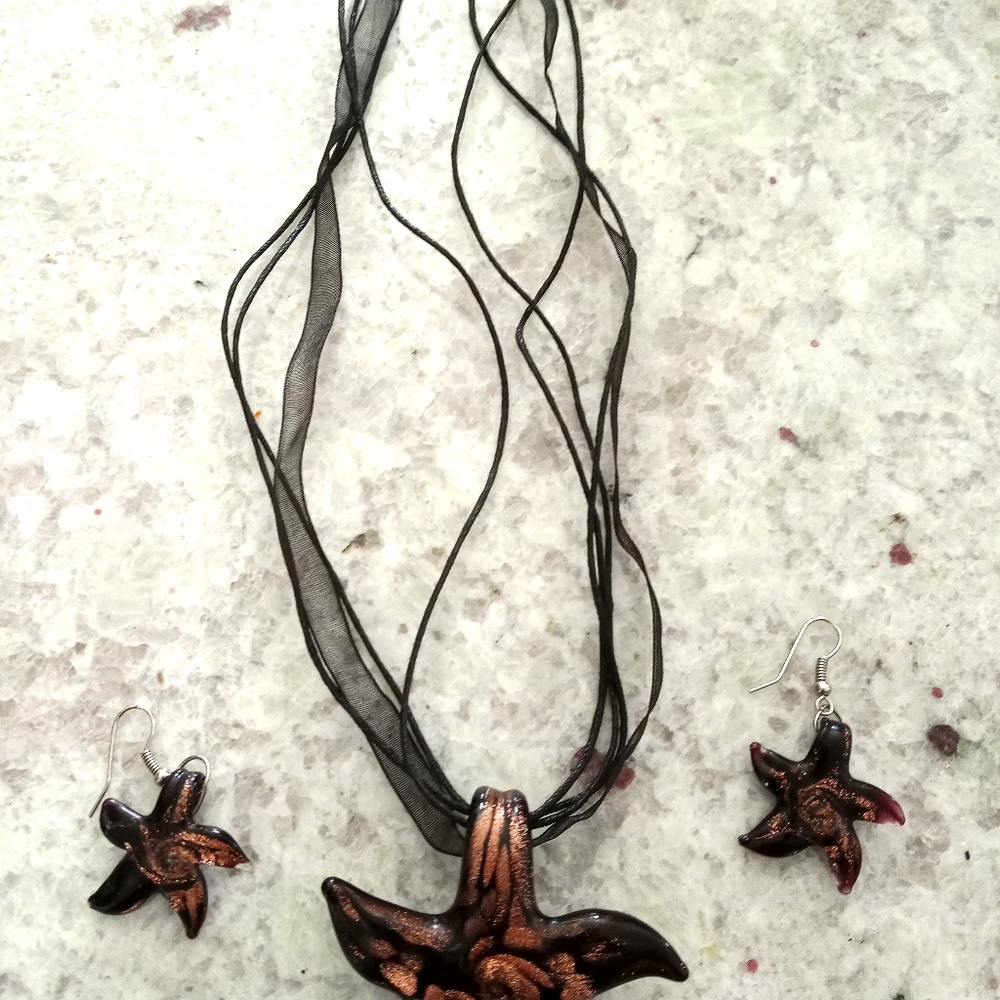 Handmade glass set